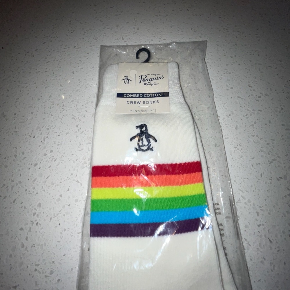 *NEW* Original Penguin Pride Crew Socks